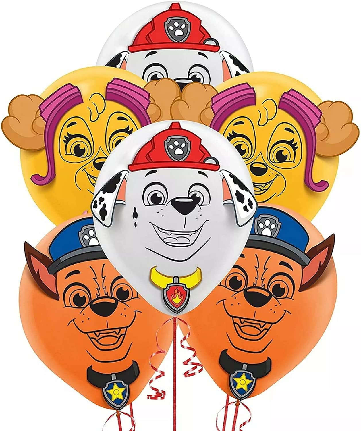 Paw Patrol Birthday Party Decorations Set - 1 Mylar Balloon & 6 Printed Latex Balloons with Party Accessories | Perfect for Kids Birthday Party, Baby Shower & Themed Celebrations