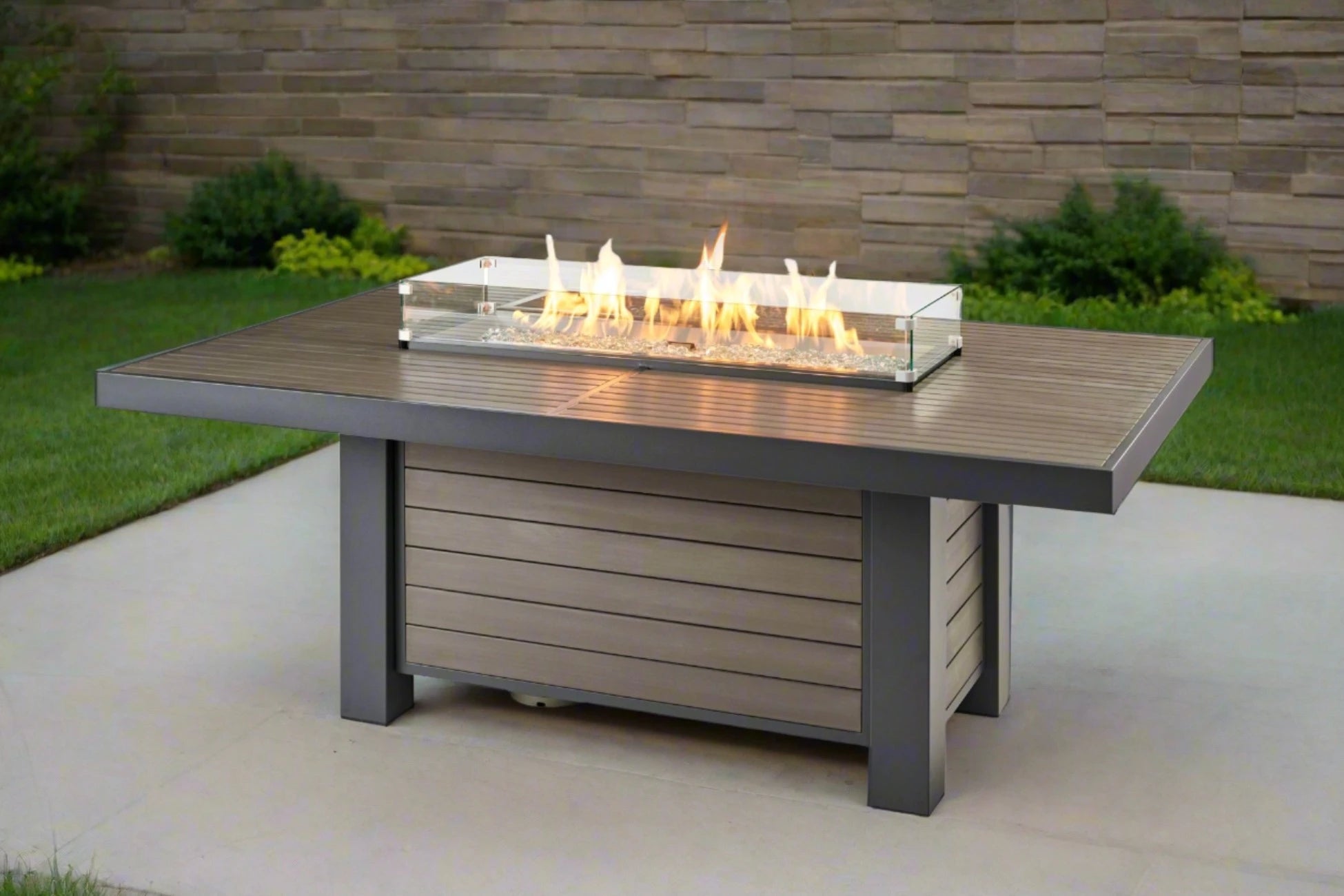 Brooks Outdoor Gas Fire Pit Table - 42
