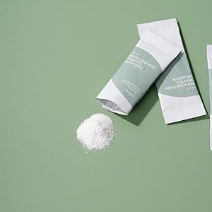 Isntree Mugwort Calming Powder Wash - 1g x 25pcs | Korean Skincare for Sensitive Skin | Gentle Exfoliating & Soothing Face Cleanser - Perfect for Travel & Daily Skincare Routine