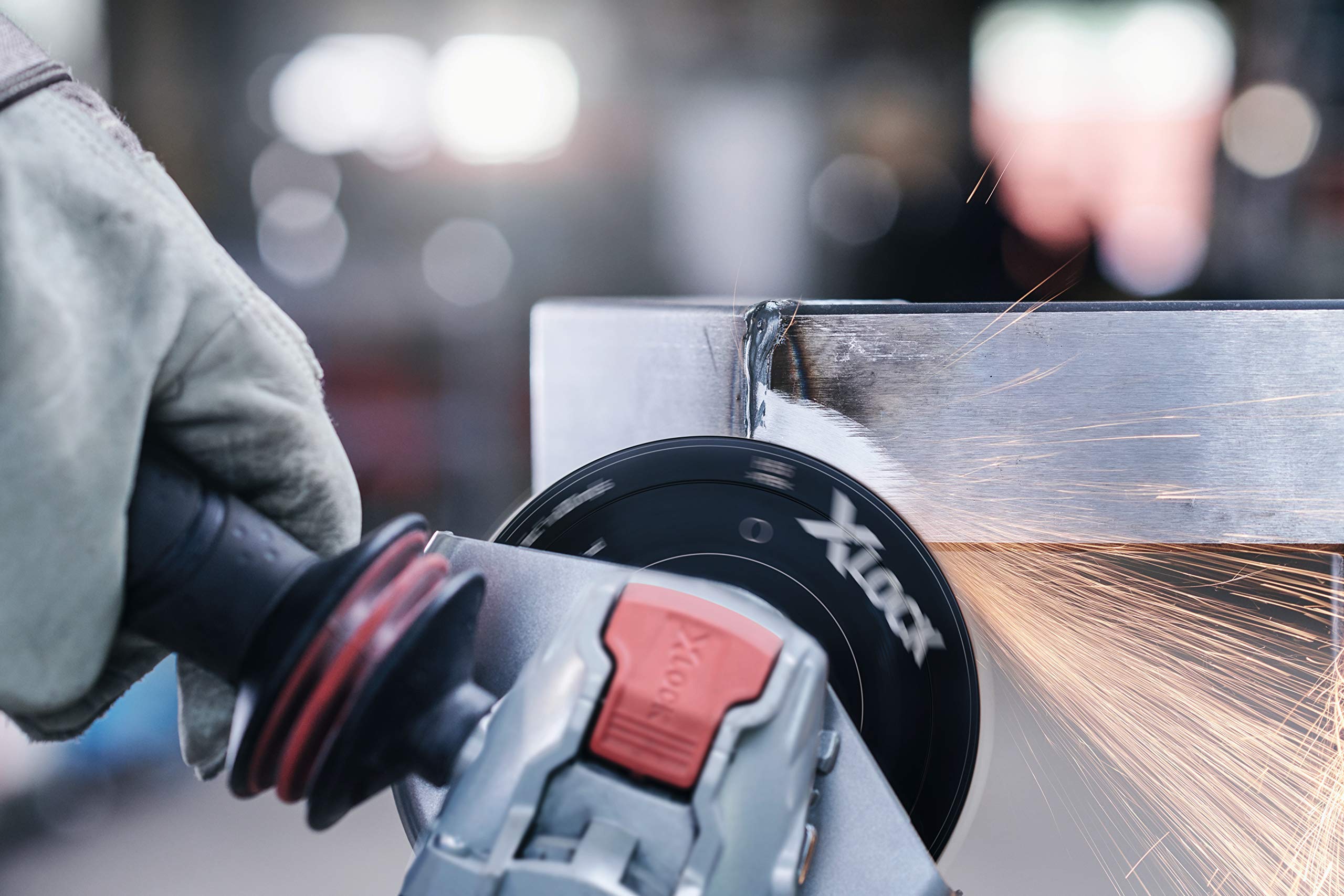 Bosch GWX13-50VSP-RT X-LOCK 5 Inch Variable Speed Angle Grinder with Paddle Switch (Renewed) - Perfect for Metal Cutting, Grinding, and Polishing in Construction and DIY Projects