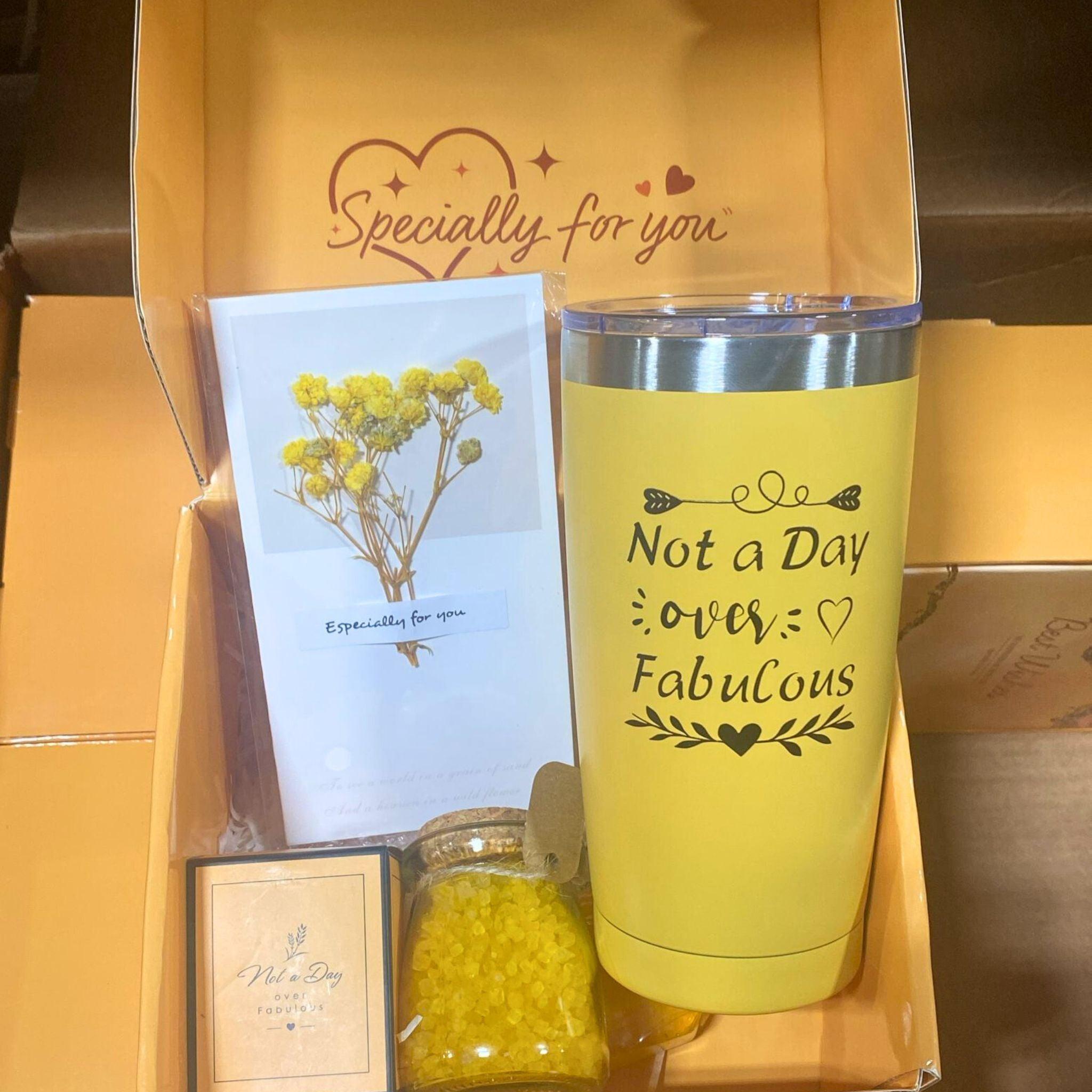 Best Wishes Gift Set - Includes Candle, Tumbler, Greeting Card, Compact Mirror & Soap (30 Pcs) - Perfect for Birthdays, Anniversaries & Special Occasions