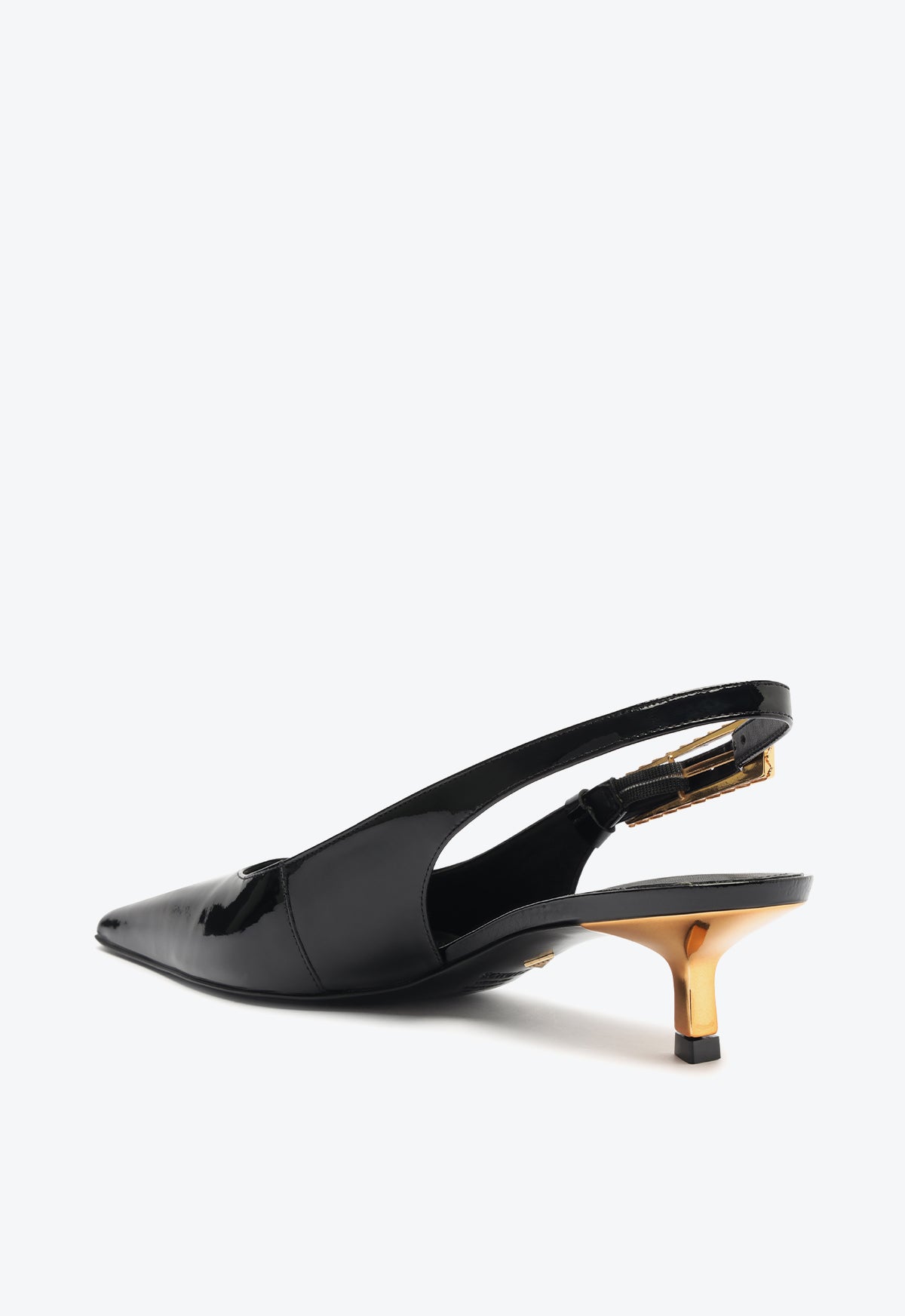 Ciara Mid Heel Patent Leather Pumps for Women - Elegant Pointed Toe Dress Shoes for Office, Party & Wedding - Comfortable & Stylish High Heels