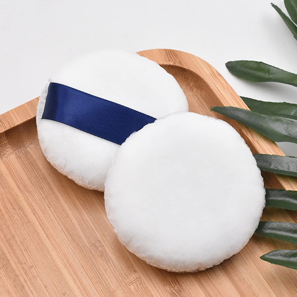 Velour Soft Round Loose Powder Puff - Washable Makeup Blending & Setting Puff for Face, Neck & Body - Smooth Foundation Application & Dusting - Perfect for Daily Makeup, Travel & Professional Use