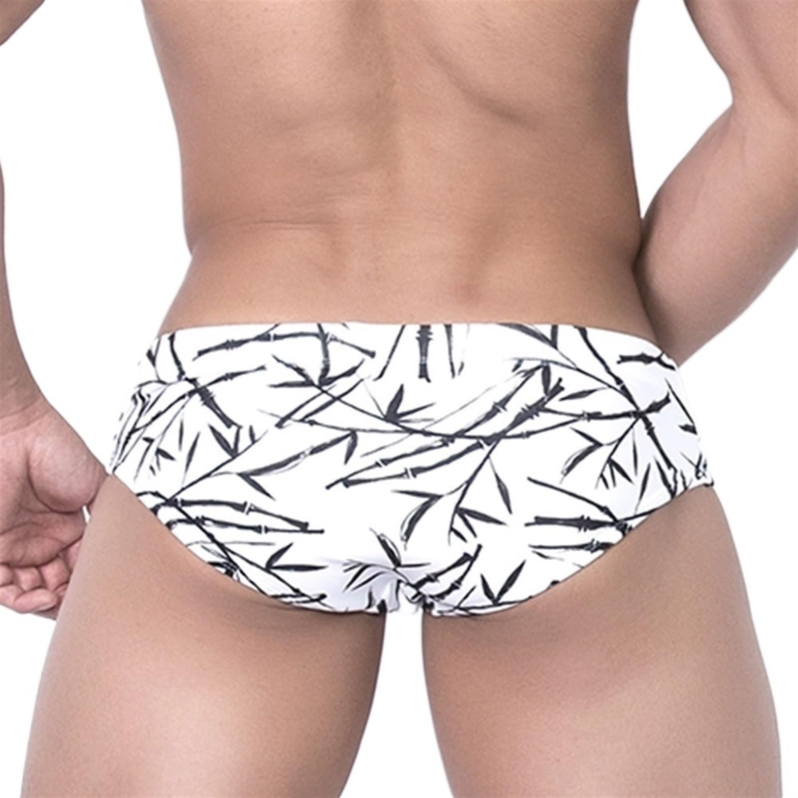 Men's Low-Rise Bikini Swim Briefs - Quick-Dry Beach Swimwear for Surfing, Swimming & Sunbathing