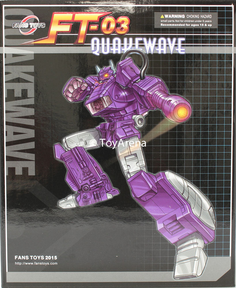 Fans Toys FT-03 Quake Wave Reissue - Premium Transformers Masterpiece Figure - Collectible Action Figure for Fans & Display