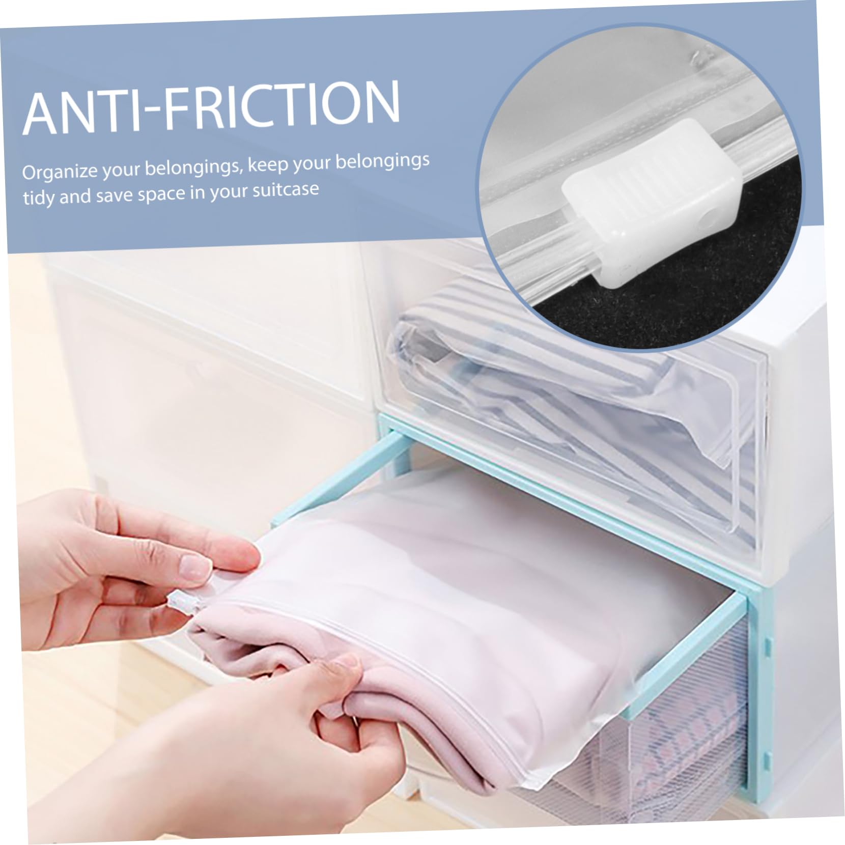 10 Pack Eva Travel Toiletry Bags - Waterproof Zipper Sealed Cosmetic Storage Pouches for Suitcases | Organize Makeup & Essentials for Business Trips, Vacations & Daily Use