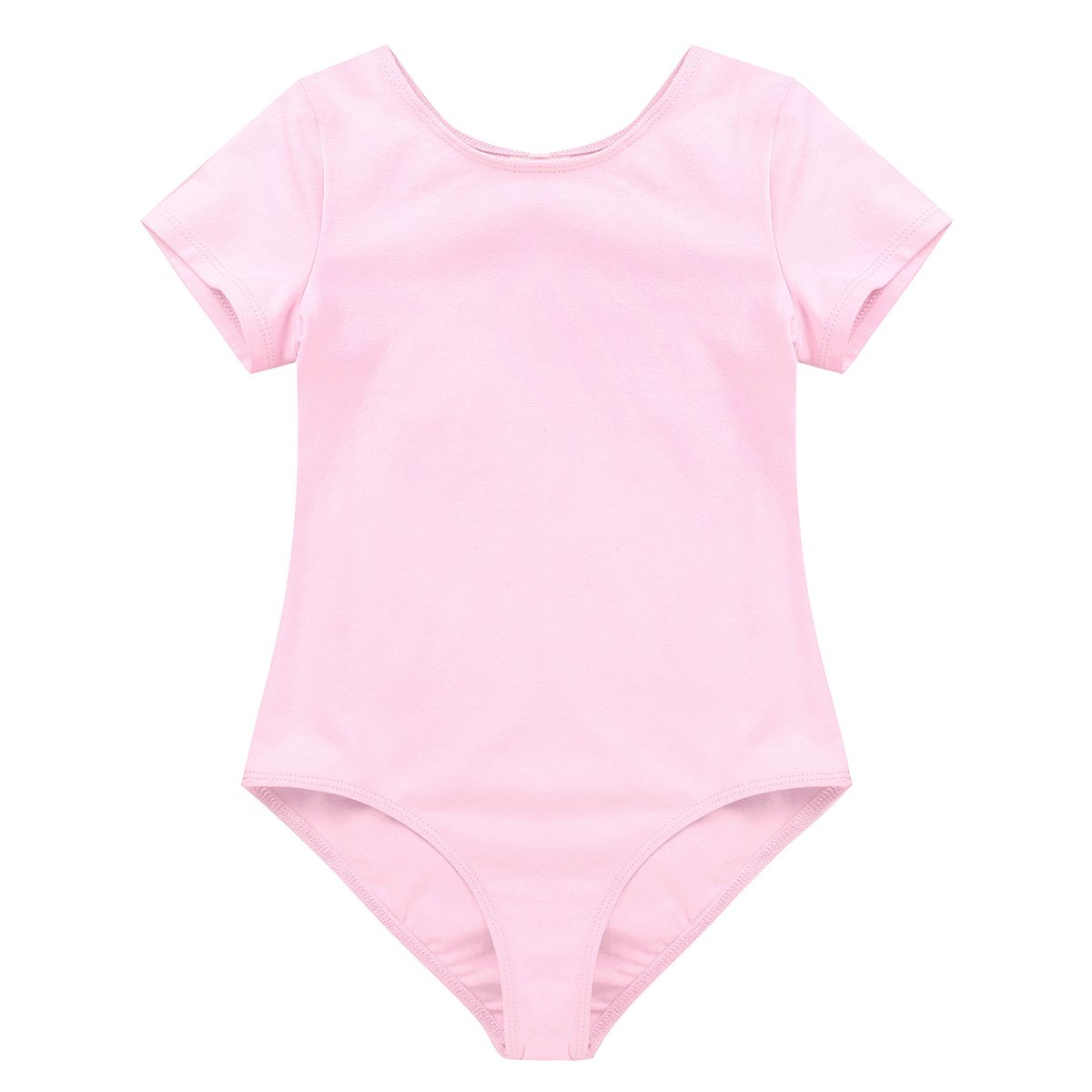 Girls Ballet Leotard with Chiffon Skirt - Short Sleeve Dance Gymnastics Outfit for Toddler & Kids - Perfect for Ballet Class, Recital, Performance and Dance Practice