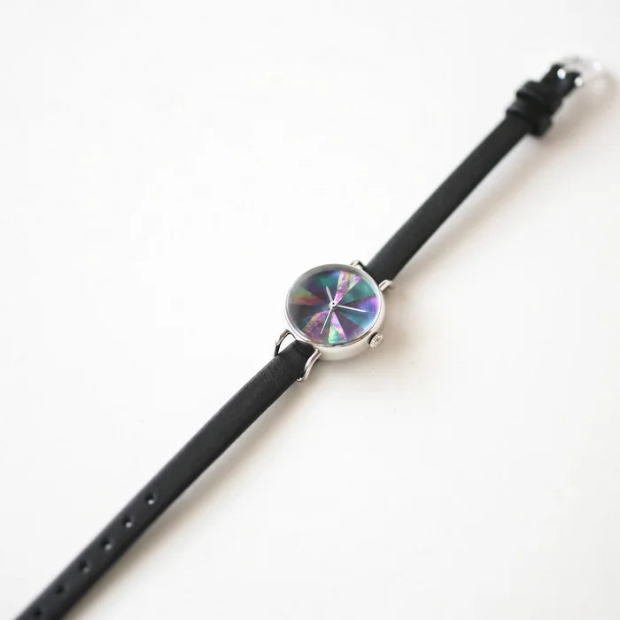 Elegant Women's Wristwatch with Blue Abalone Shell | Japanese Handmade Watch for Women | Perfect for Everyday Wear, Office & Special Occasions