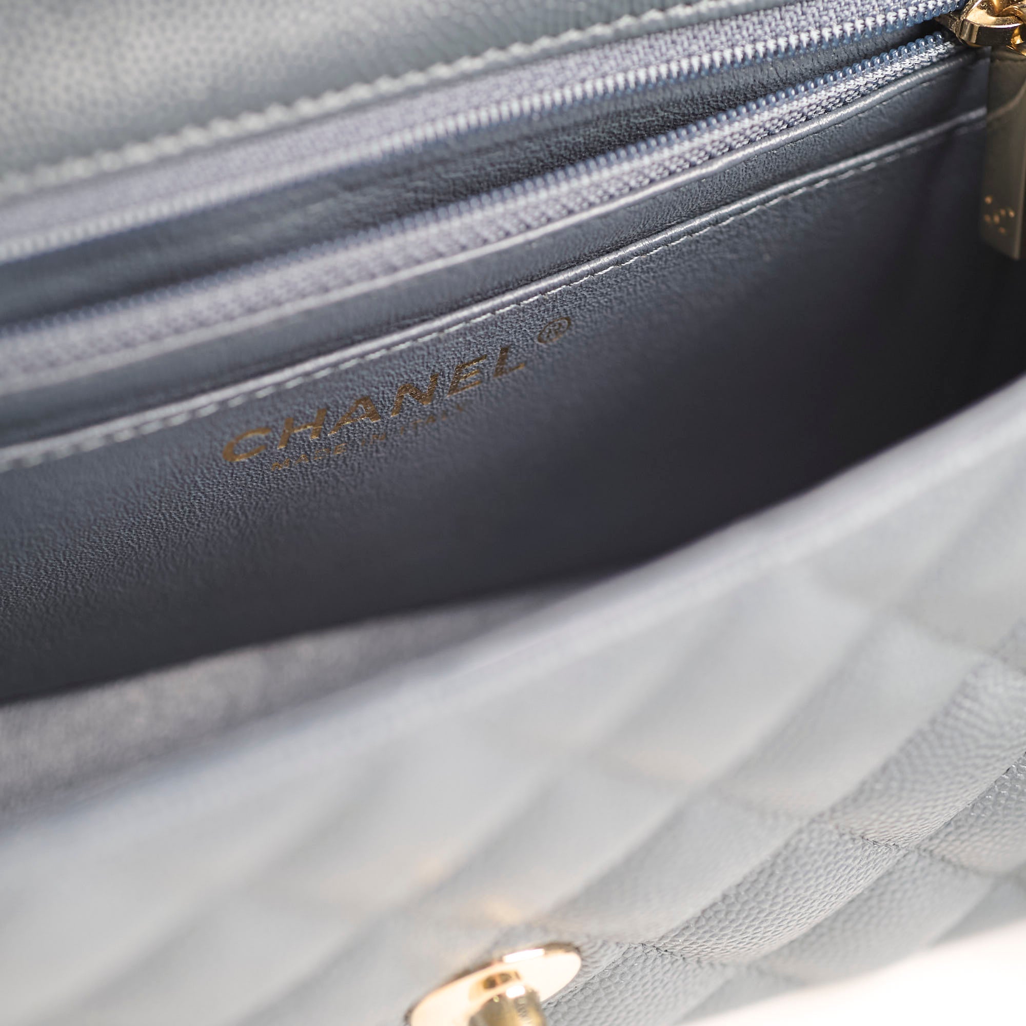 Chanel Caviar Mini Rectangular Flap Bag in Dark Grey - Series 26 | Luxury Crossbody Purse for Women, Perfect for Evening Events & Daily Use
