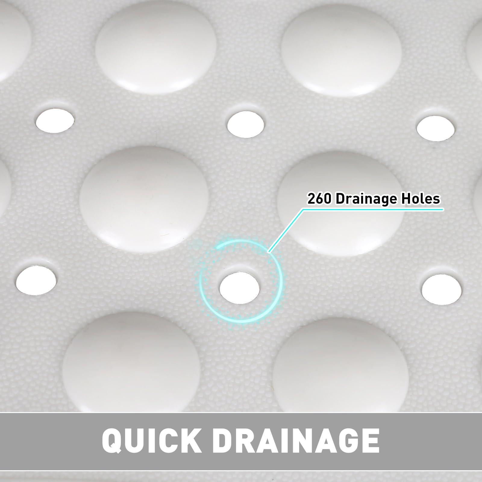 Non-Slip Shower Mat - Extra Large 35.4