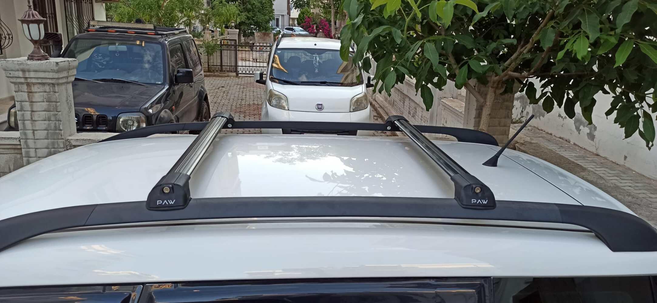 Heavy Duty Aluminum Roof Racks Cross Bars for Ford Flex 2013-2018 - 2-Piece Black Cargo Carrier System - Perfect for Road Trips, Camping & Outdoor Adventures