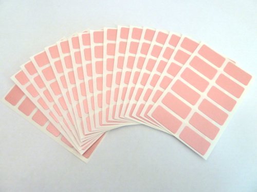 200 Pink Color Code Stickers 25x12mm - Office & Organizing Labels