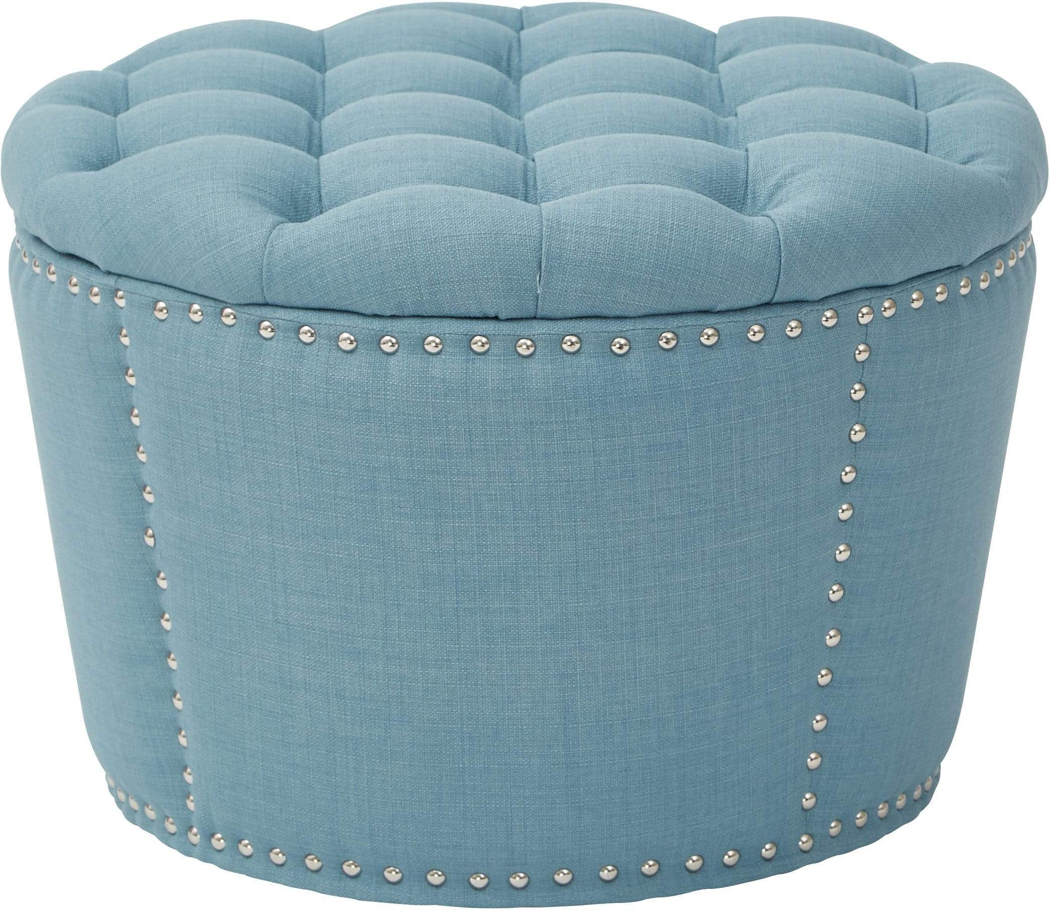 Office Star OSP Accents Lacey Tufted Storage Set [SB239] - Stylish Fabric Storage Bins for Home Office Organization, Closet Storage & Nursery Decor