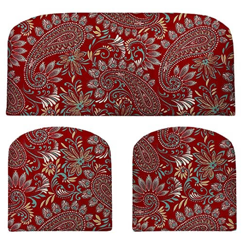 Eastman Berry Red Paisley