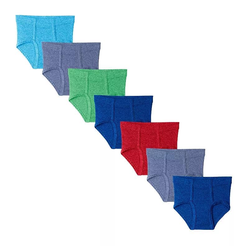 Fruit of the Loom Ultra Soft Toddler Boys Briefs Underwear - 7 Pack Multipack | Comfortable Cotton Underwear for Kids, Perfect for Playtime, School & Everyday Wear