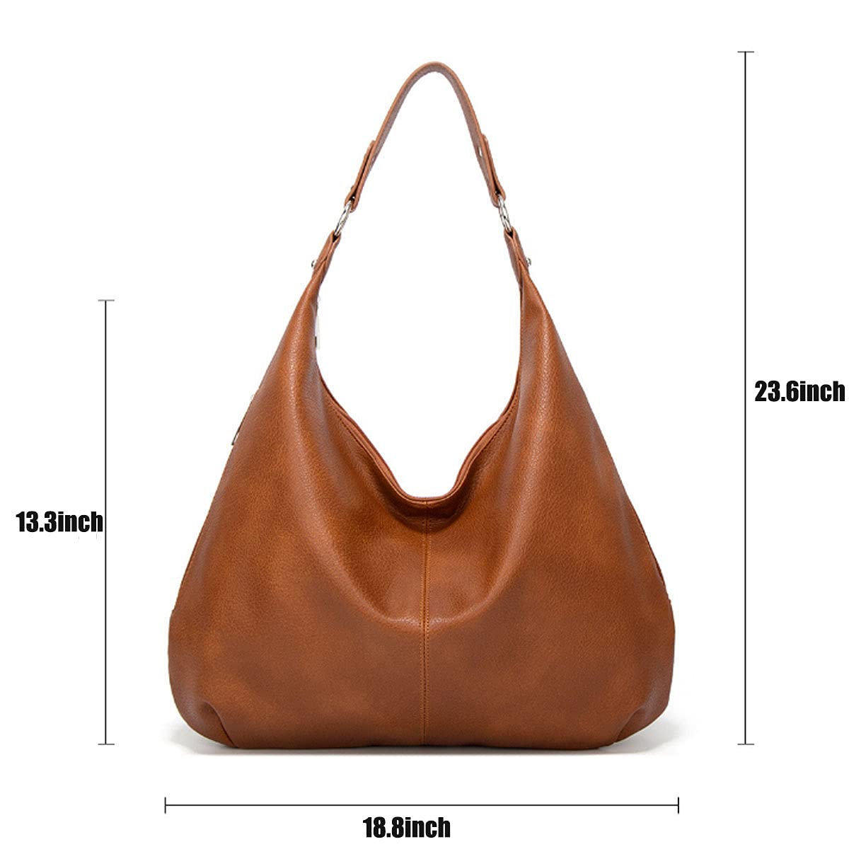 Stylish Women's PU Leather Handbag - Fashionable Shoulder Bag & Work Tote with Top Handle - Designer Purse Satchel for Office, Travel & Daily Use