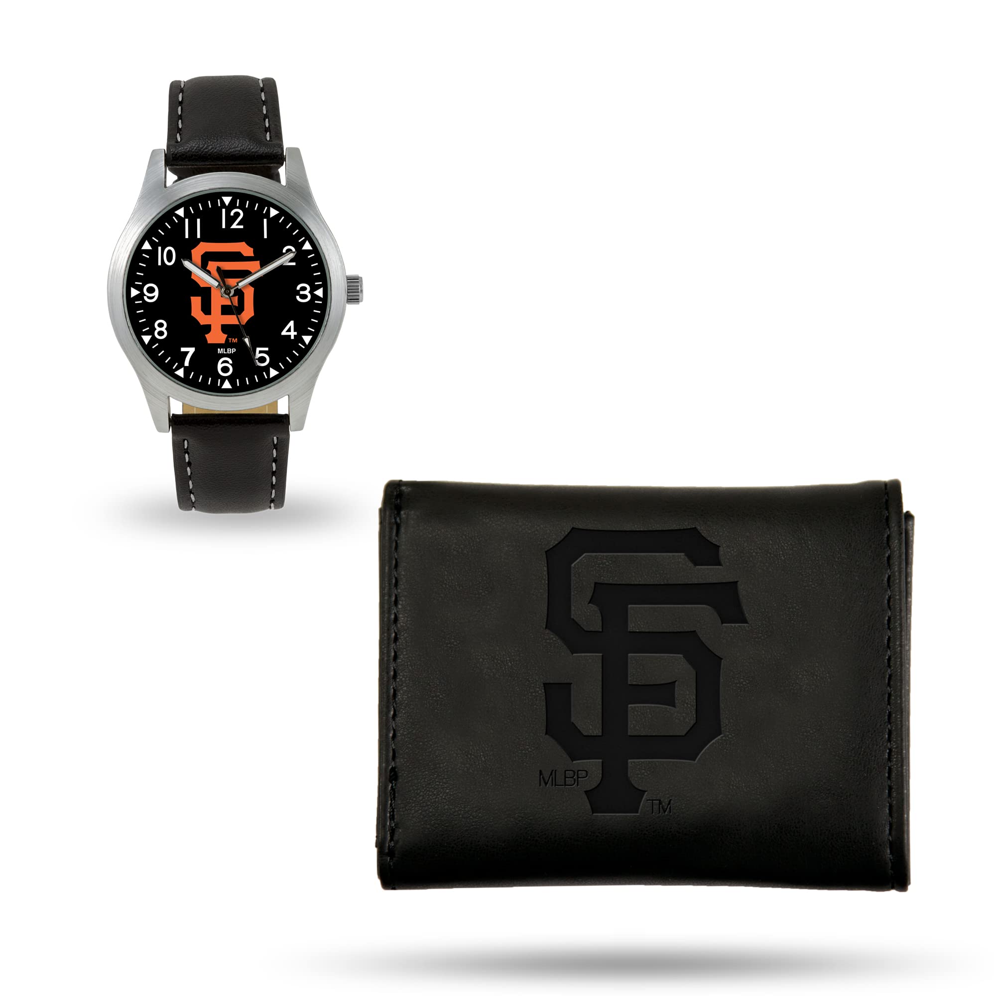 MLB Men's Watch and Wallet Set (Black) - Officially Licensed Baseball Gift for Men - Perfect for Sports Fans, Fathers Day, Birthday & Casual Wear