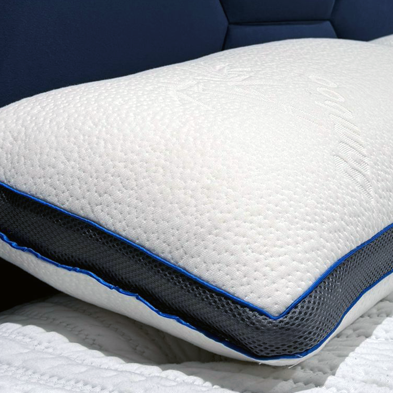 Ice Cloud Pillow - Ultra Soft Cooling Gel Memory Foam Pillow for Neck Pain Relief & Better Sleep - Perfect for Side, Back & Stomach Sleepers - Home & Travel Use
