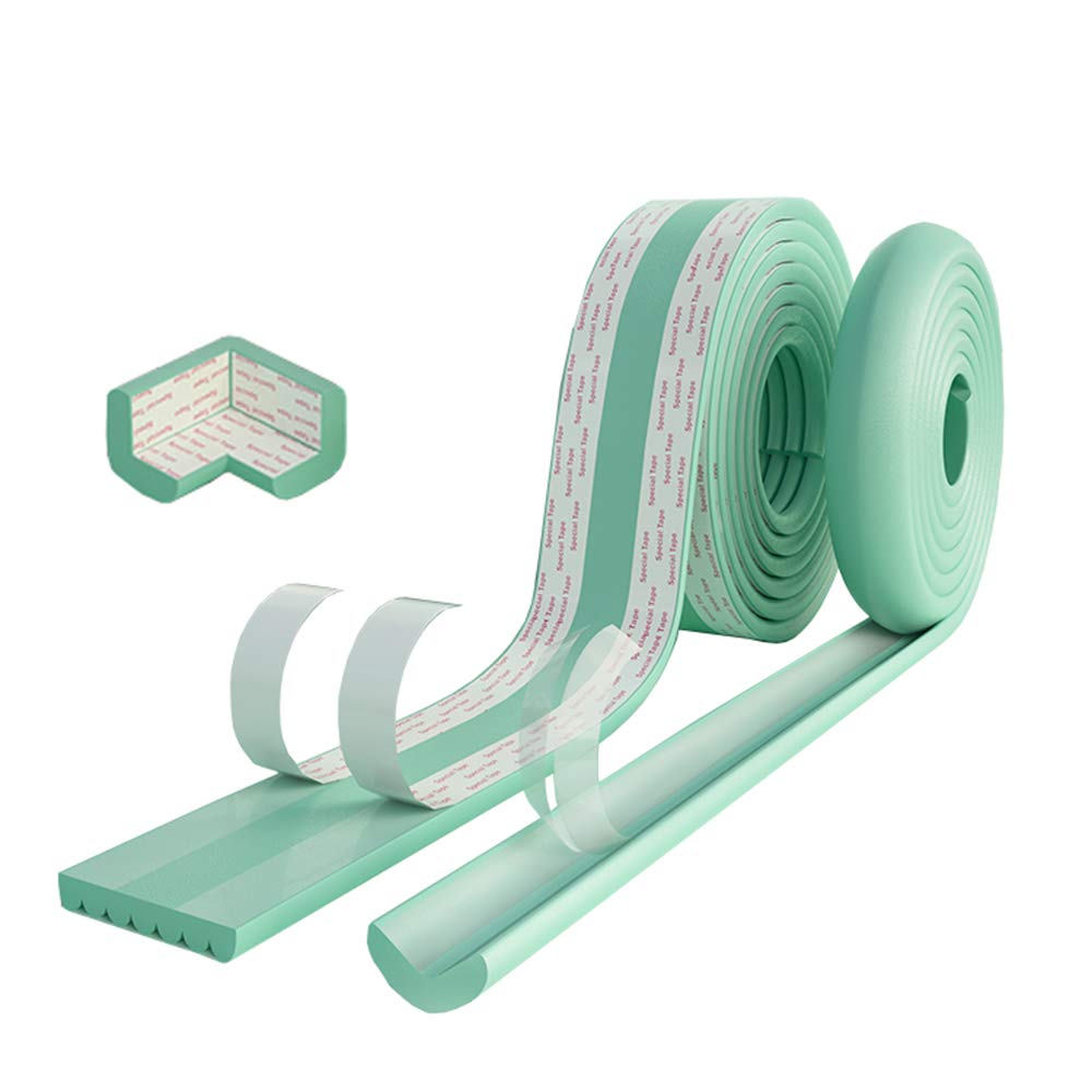 LKH Baby Proofing Corner Guards – Soft Foam Furniture Bumper Set for Child Safety, Easy to Install & Clean, Adjustable Size for Custom Fit – Perfect for Nursery, Playroom & Home Childproofing