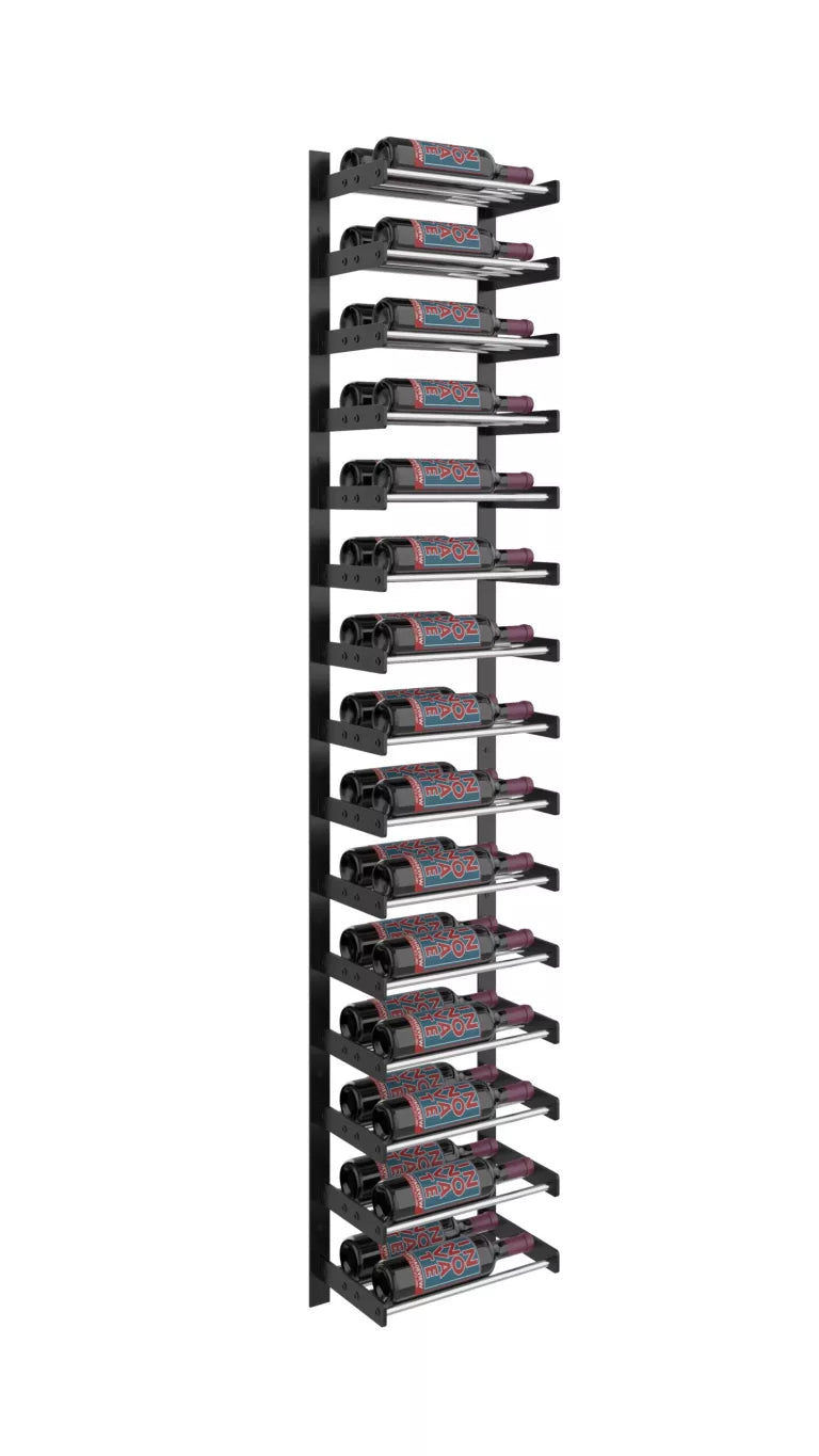 VintageView Evolution 75-Inch Wall Mounted Wine Rack Kit - Holds 15 to 45 Bottles - Space Saving Wine Storage Solution for Home Bar, Kitchen, Dining Room & Wine Cellar Organization