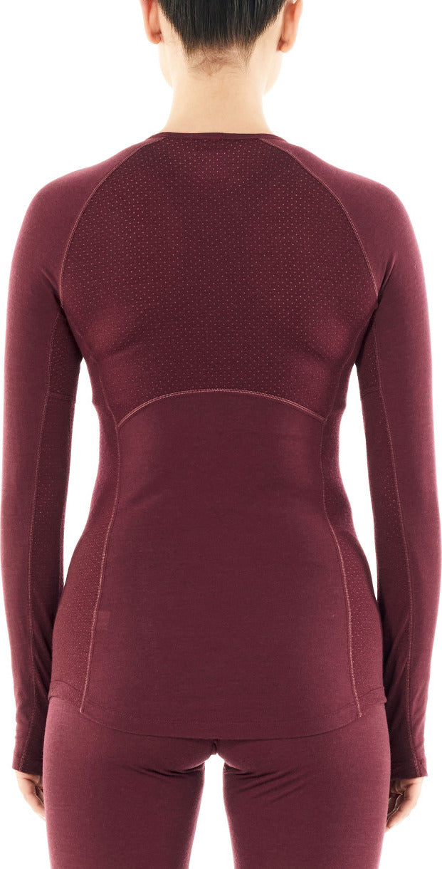 150 Zone Long Sleeve Crewneck Thermal Shirt for Women - Warm Winter Base Layer for Hiking, Running & Outdoor Activities