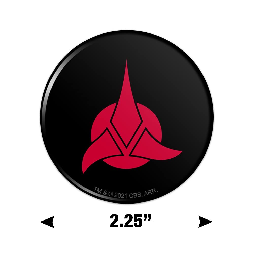 Star Trek Klingon Shield Refrigerator Magnet - Officially Licensed Kitchen Decor for Sci-Fi Fans - Perfect for Fridge, Lockers, and Metal Surfaces