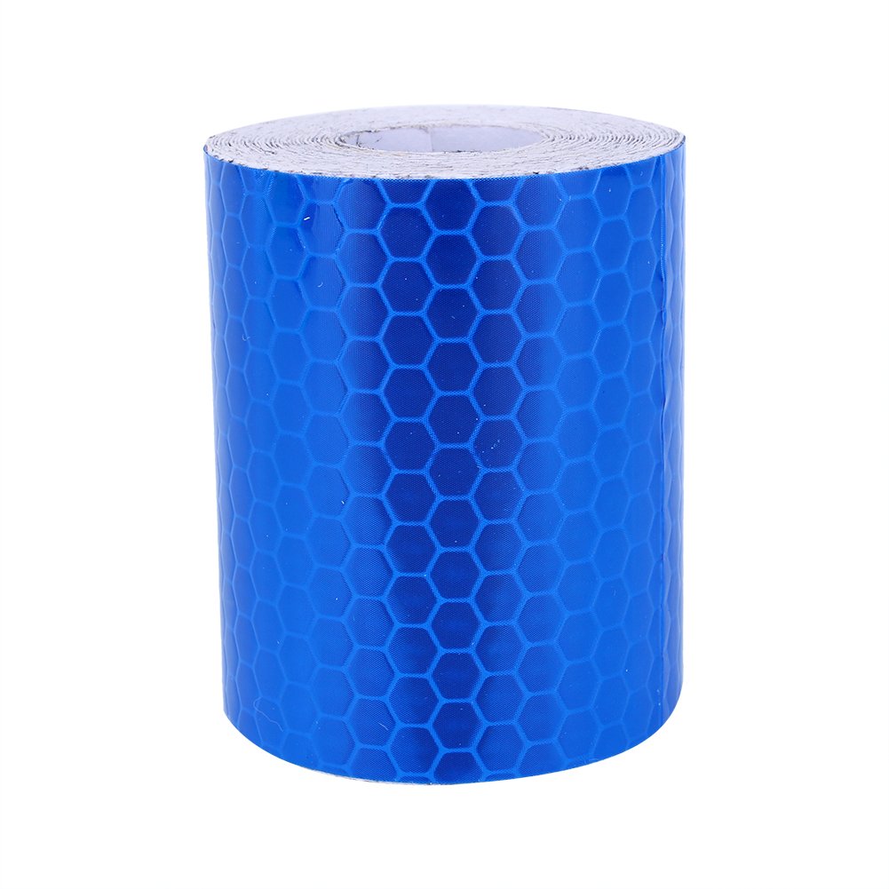 Yosoo 2 Inch x 9.8 Ft Reflective Safety Warning Tape - High Visibility Conspicuity Tape Roll for Motorcycles, Cars, Trucks & Outdoor Sports | Nighttime Road Safety, Emergency Marking & Hazard Identification