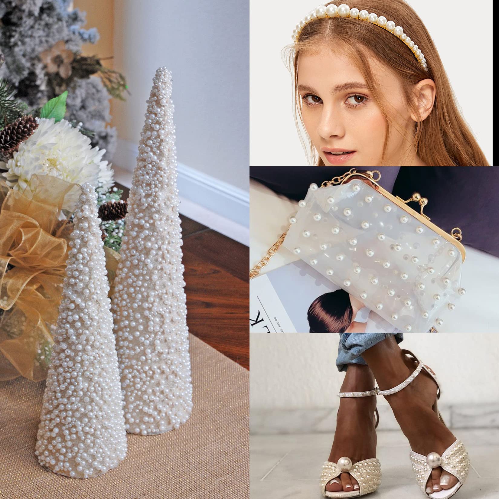3040 Pcs Self-Adhesive Rhinestone Stickers - Clear Crystal Gems for DIY Face, Nail, Hair, Makeup & Holiday Decorations (Halloween, Christmas, Carnival) - Perfect for Costumes, Nail Art, Festival Outfits & Home Decor