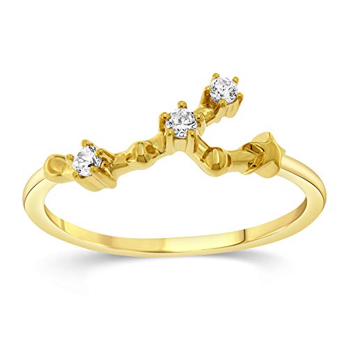 TAURUS -Yellow Gold Over Sterling Silver