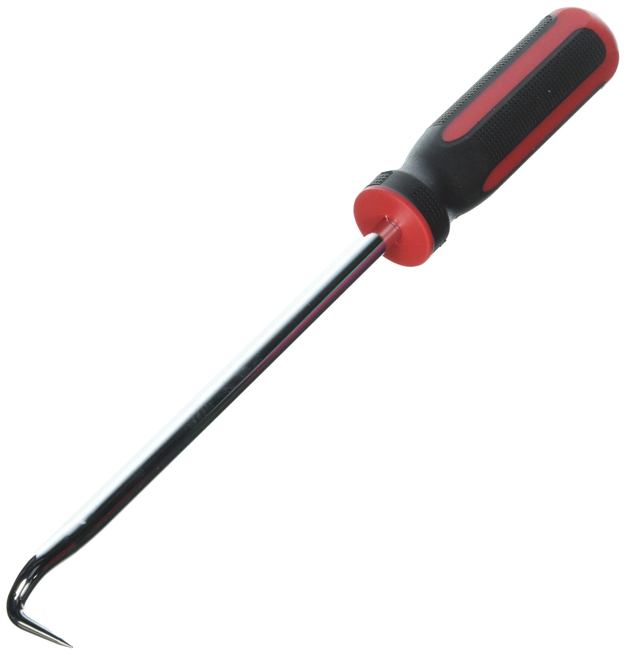 Cal Hawk Tools AAPRHTD Double Bend Long Rubber Hook Tool - Heavy Duty Automotive & Industrial Pickup Tool for Mechanics, Electricians & DIY Projects