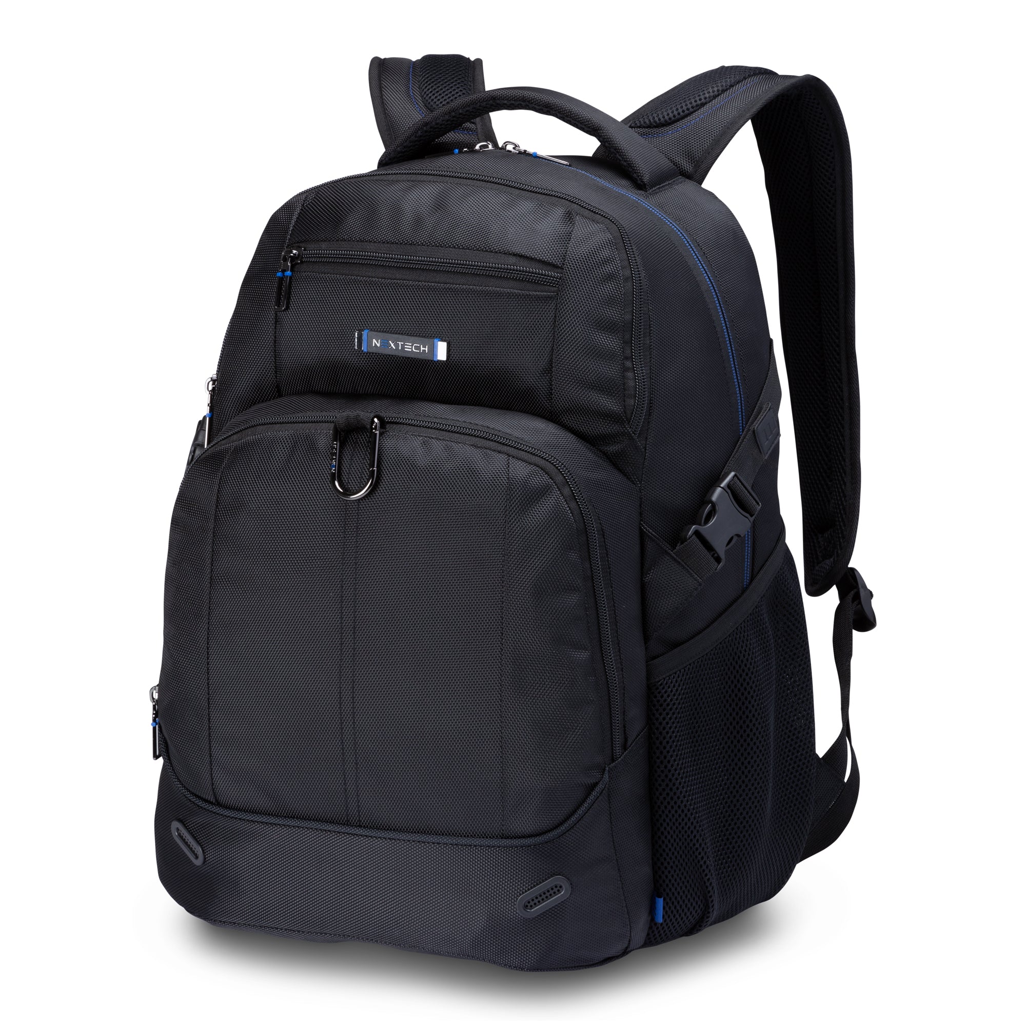 Nextech Professional Business Backpack for Men & Women - Waterproof Laptop Backpack with USB Charging Port - Perfect for Office, Travel, and Commuting