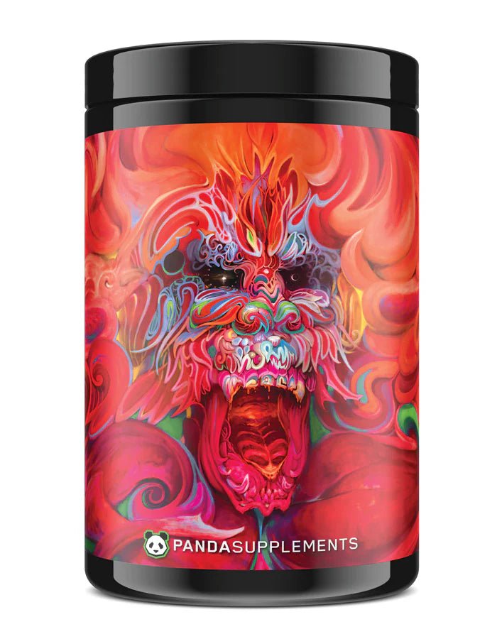 Panda Supplements Rampage Super Extreme Pre-Workout Powder - Energy & Focus Booster for Intense Gym Sessions & Bodybuilding Training