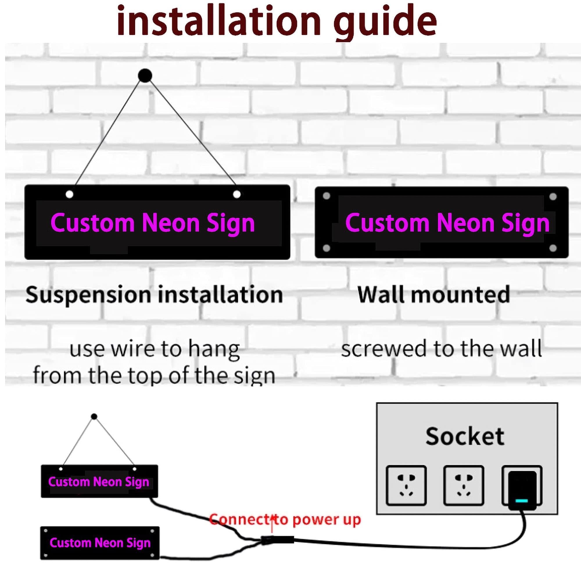 27.5 x 17 Inches Happy Birthday Neon Sign - Large Wall Decor with Dimmer Switch, 12V Reusable Party Lights for Birthday, Wedding, Anniversary & Home Decor - Perfect for Indoor & Outdoor Celebrations (27.56 x 17.32in, White)