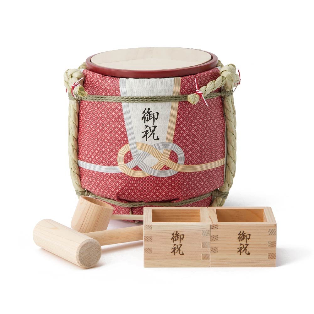 Mini Komodaru Sake-Barrel Set 