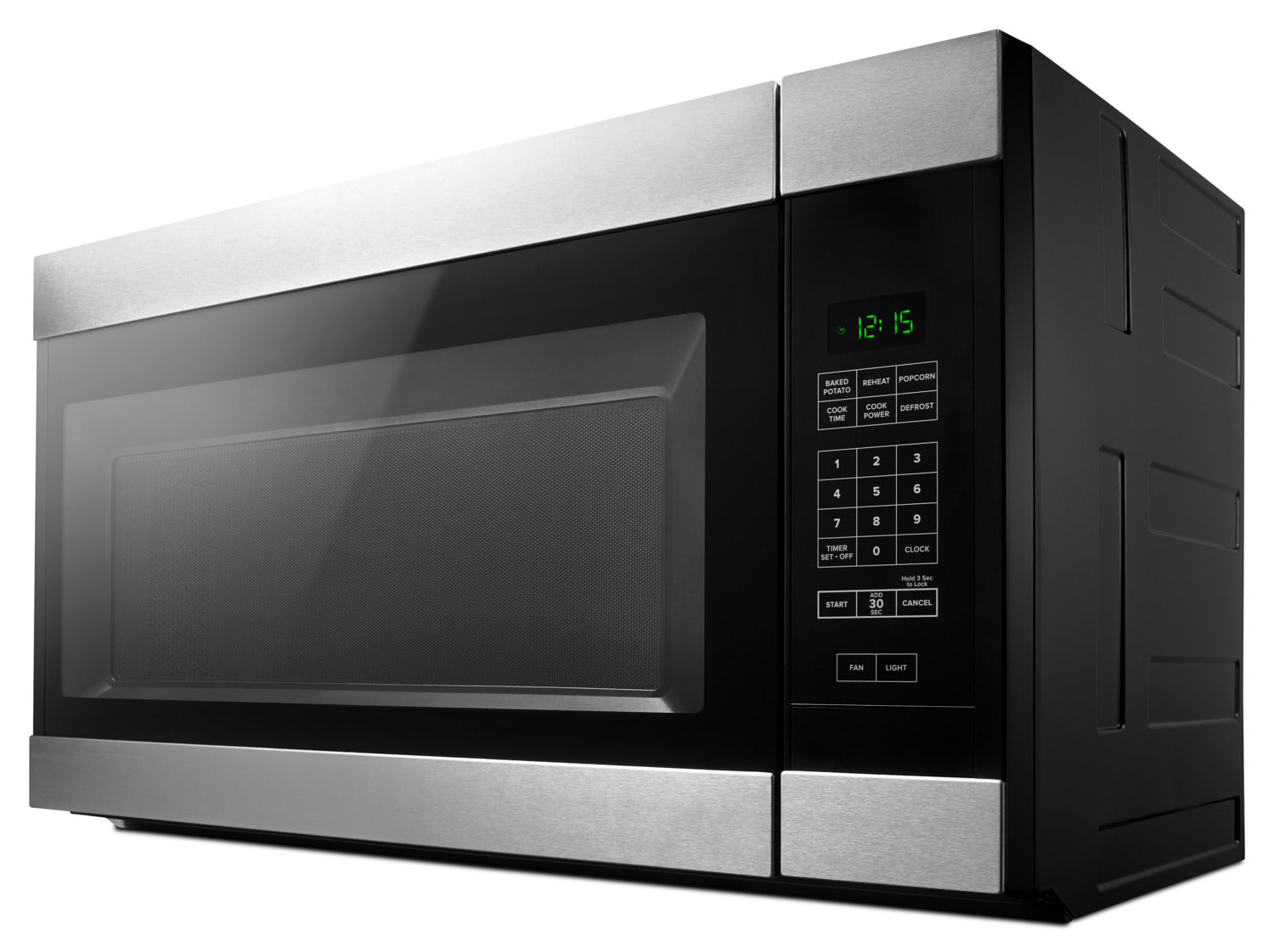 Amana Stainless Steel Over the Range Microwave Oven - 1.6 Cu. Ft. Capacity, YAMV2307PFS - Perfect for Kitchen Remodeling & Space-Saving Installation
