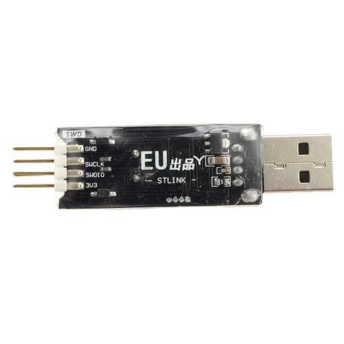 STM8 STM32 Emulator Simulator Programmer - ST LINK V2 Downloader with 4Pin Cable (5Pcs) - Perfect for Microcontroller Programming and Debugging