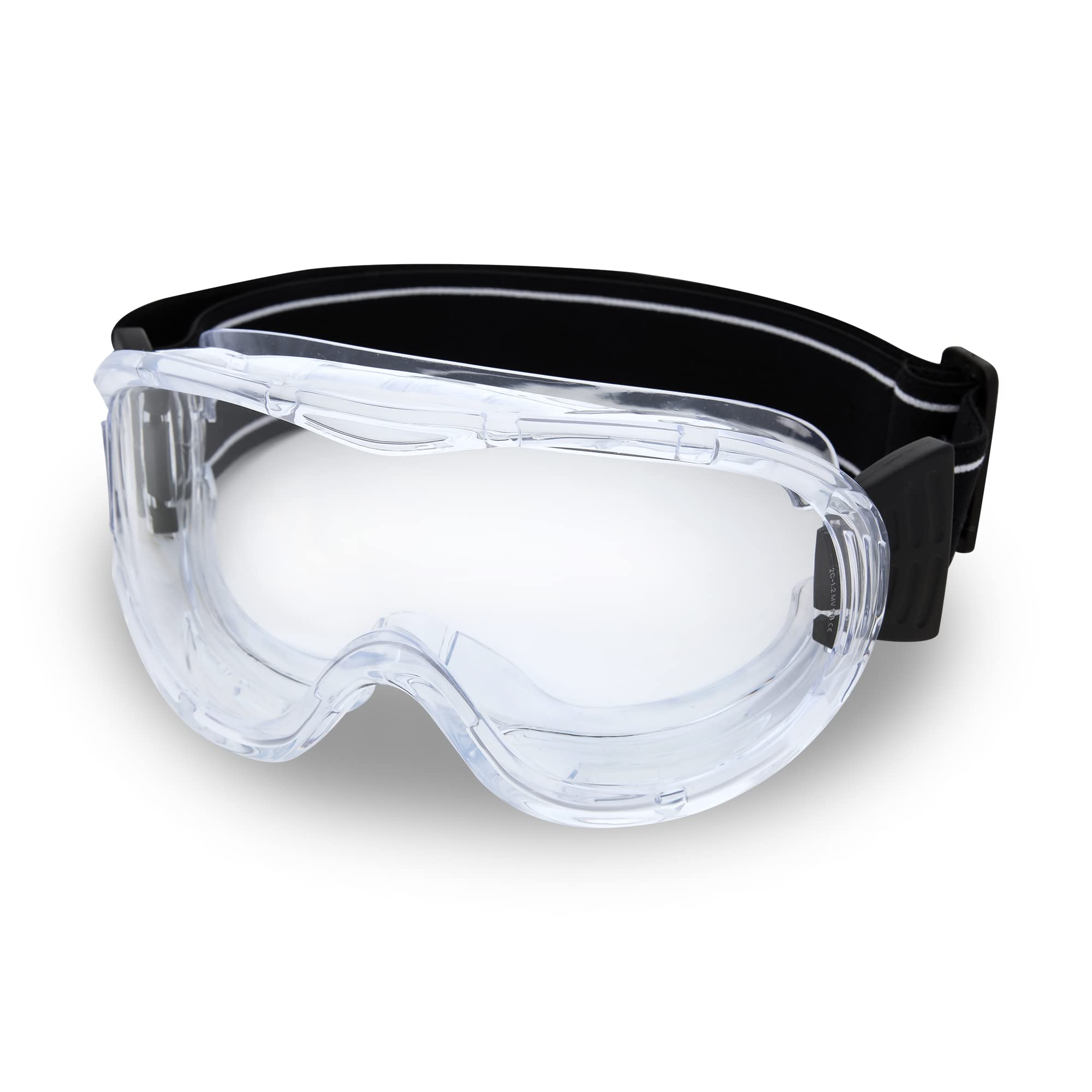 DEX FIT SG220A Safety Goggles - OTG Over Glasses Fit, Anti Fog & Scratch Resistant, ANSI Z87.1 Certified Eye Protection for Lab, Science, Chemistry Work, Woodworking & DIY Projects - Adjustable Unisex Design for Men & Women - Perfect for Classroom, Workshop & Industrial Use