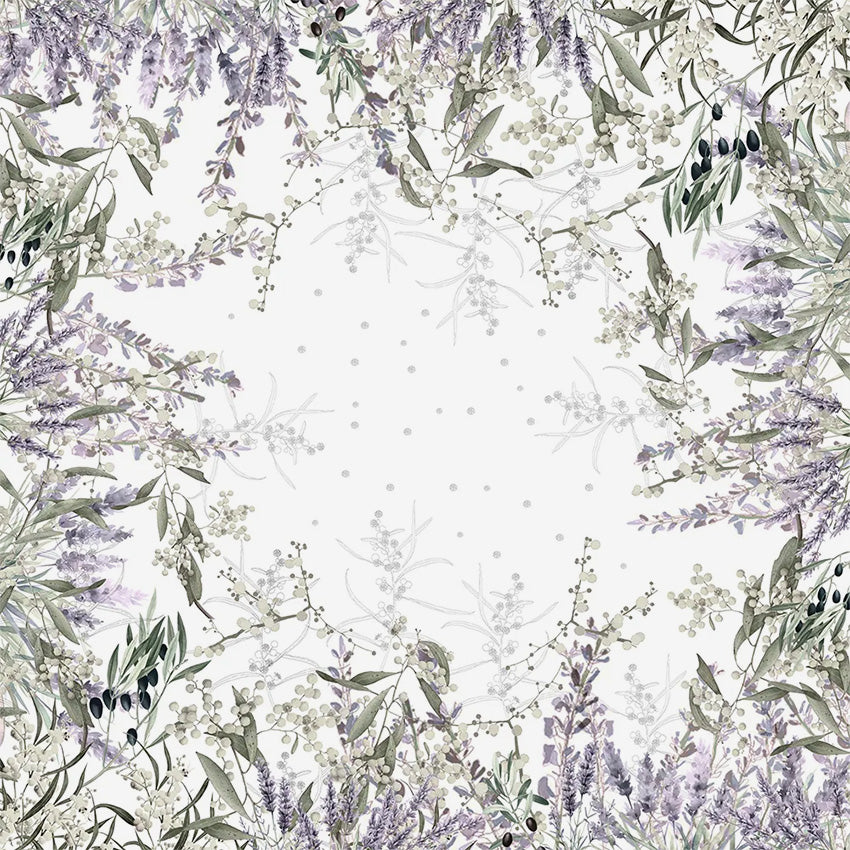Garnier Thiebaut Lavender Scented Mauve Tablecloth - Elegant French Table Linen for Dining Room, Kitchen & Special Occasions