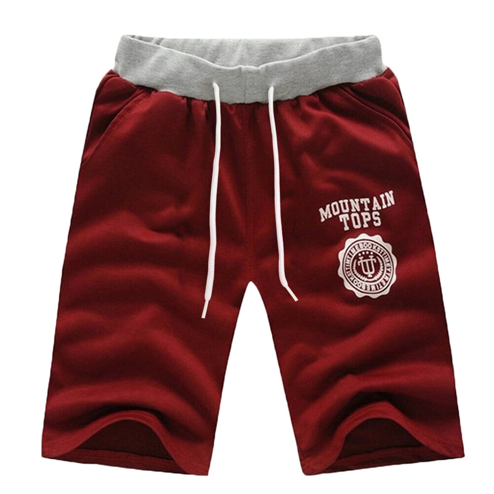 **Men's Cargo Jogger Pants - Breathable Summer Shorts with Pockets for Beach, Running & Casual Wear**