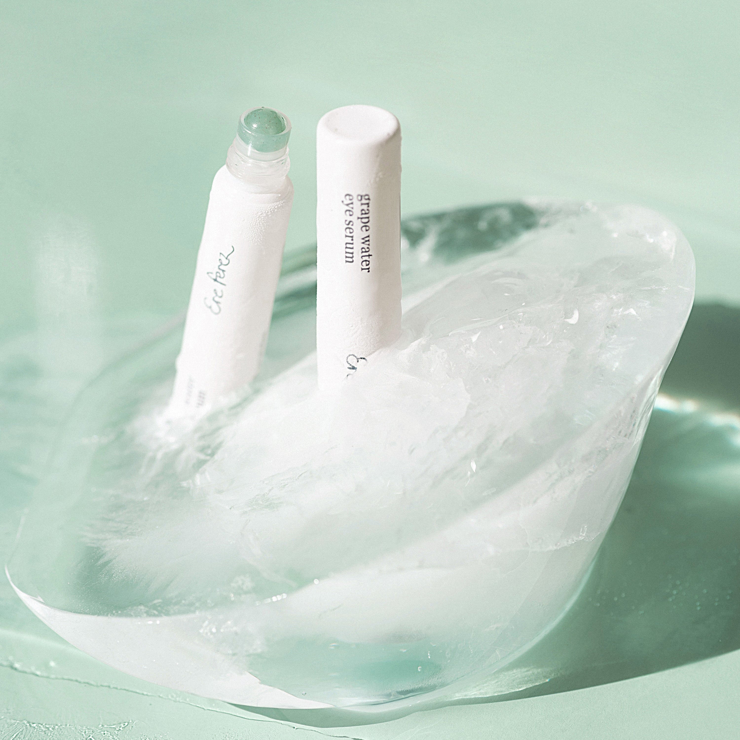 Ere Perez Grape Eye Serum - Organic Dark Circle Treatment for Puffy Eyes | Vegan & Cruelty-Free Under Eye Cream for Brightening & Hydration | Perfect for Night Routine & Travel Skincare