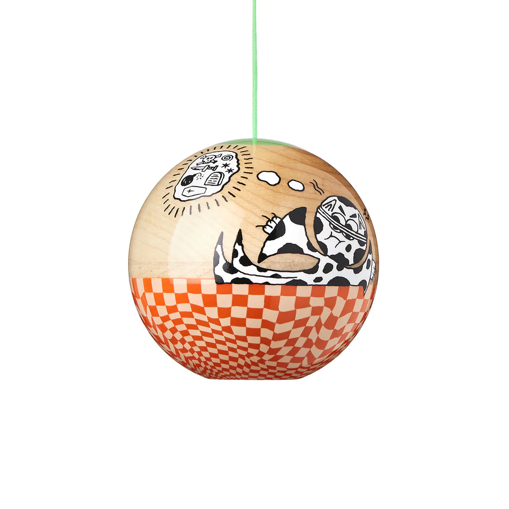 Krom Zoggy n' Moggy Kendama - Premium Wooden Skill Toy for Stress Relief & Focus | Perfect for Office Breaks, Outdoor Play & Mindfulness Practice