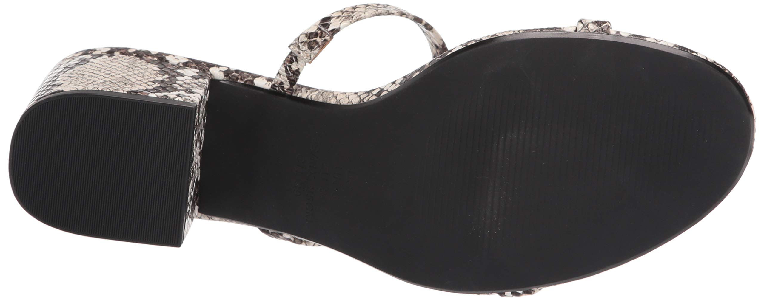 Amazon Essentials Women's Thin Two Strap Heeled Slide Sandals - Comfortable Summer Dressy Casual Shoes for Beach, Vacation & Outdoor Wear