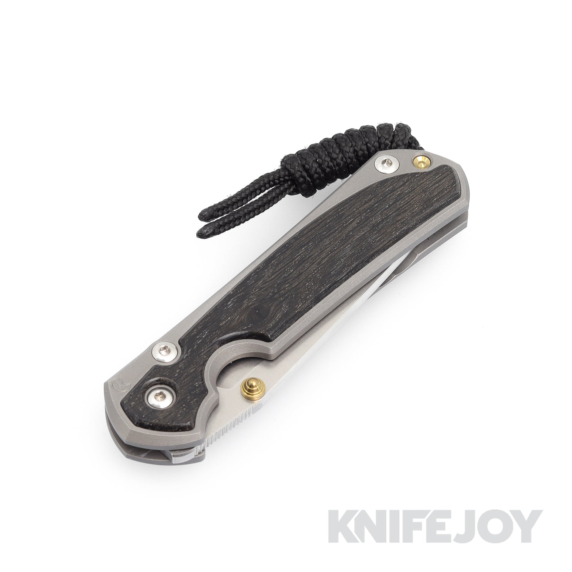 Chris Reeve Knives Small Sebenza 31 Tanto Folding Knife - Magnacut Steel Blade with Bog Oak Inlay Handles - EDC Pocket Knife for Outdoor, Camping & Everyday Carry