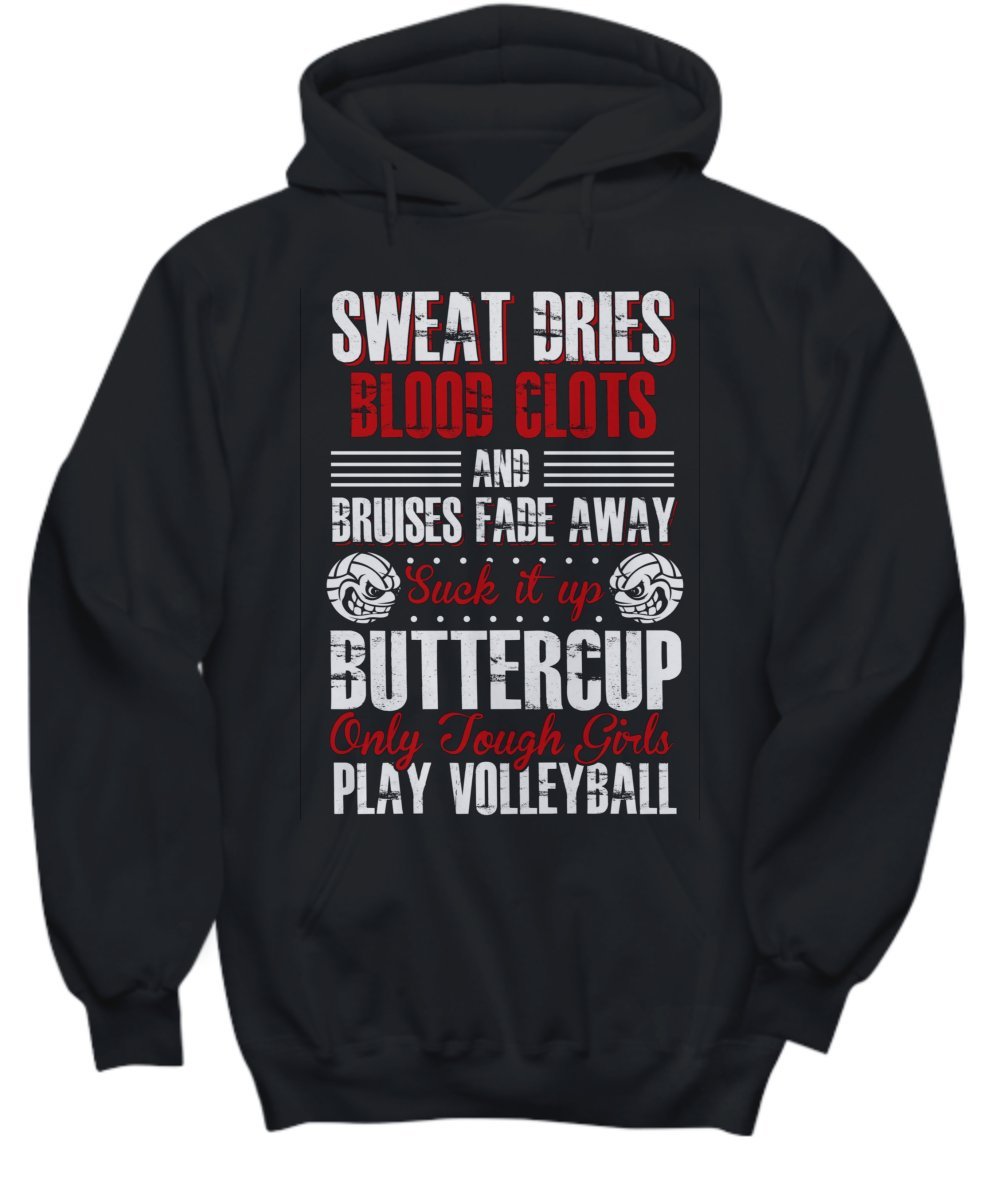 Kangarooze Women's Volleyball Hoodie - Tough Girls Play Apparel - Soft & Comfortable Pullover for Training, Games & Team Spirit