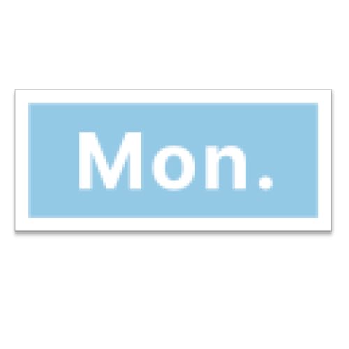 Weekday Stickers