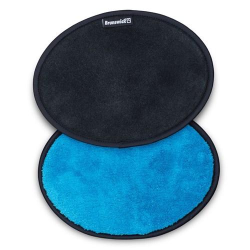 Brunswick Shammy Microfiber Cleaning Cloth - Premium Black & Blue Car Detailing Pad for Cars, Motorcycles & Boats - Ultra Absorbent & Scratch-Free
