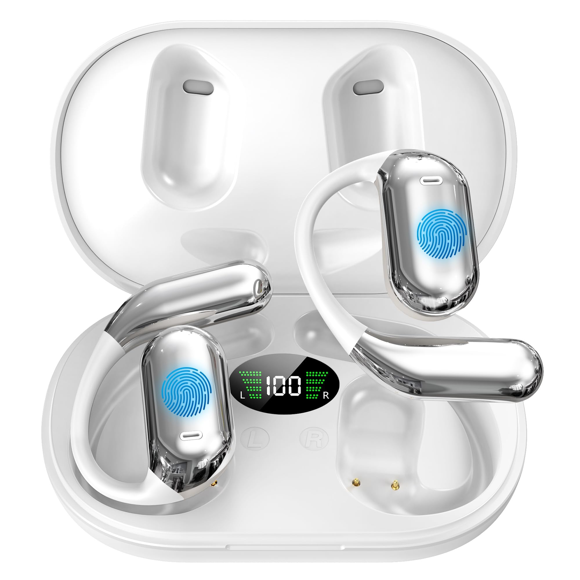 Wireless Earbuds with Real-Time AI Translation | 3-in-1 Language Translator Headphones | HD Sound & Long Battery Life | Perfect for Business Meetings, Language Learning & International Travel | No Subscription Fee | Black