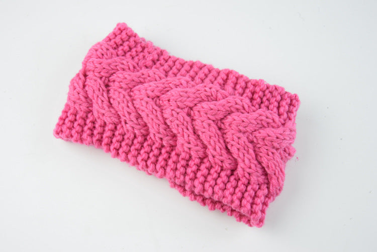 Warm Acrylic Thick Wool Knitted Headband for Women - Winter Fashion Hair Accessories - Perfect for Outdoor Activities & Cold Weather