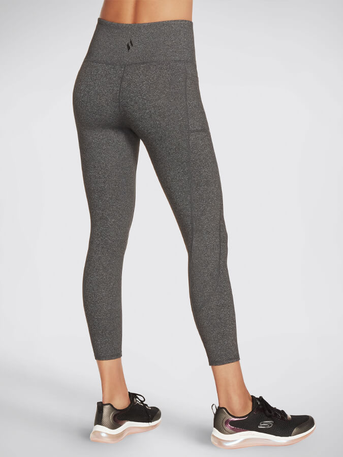 Skechers GOWALK High Waisted 7/8 Women's Leggings - Comfortable Yoga Pants for Walking, Running & Workout - Perfect for Gym, Travel & Everyday Wear