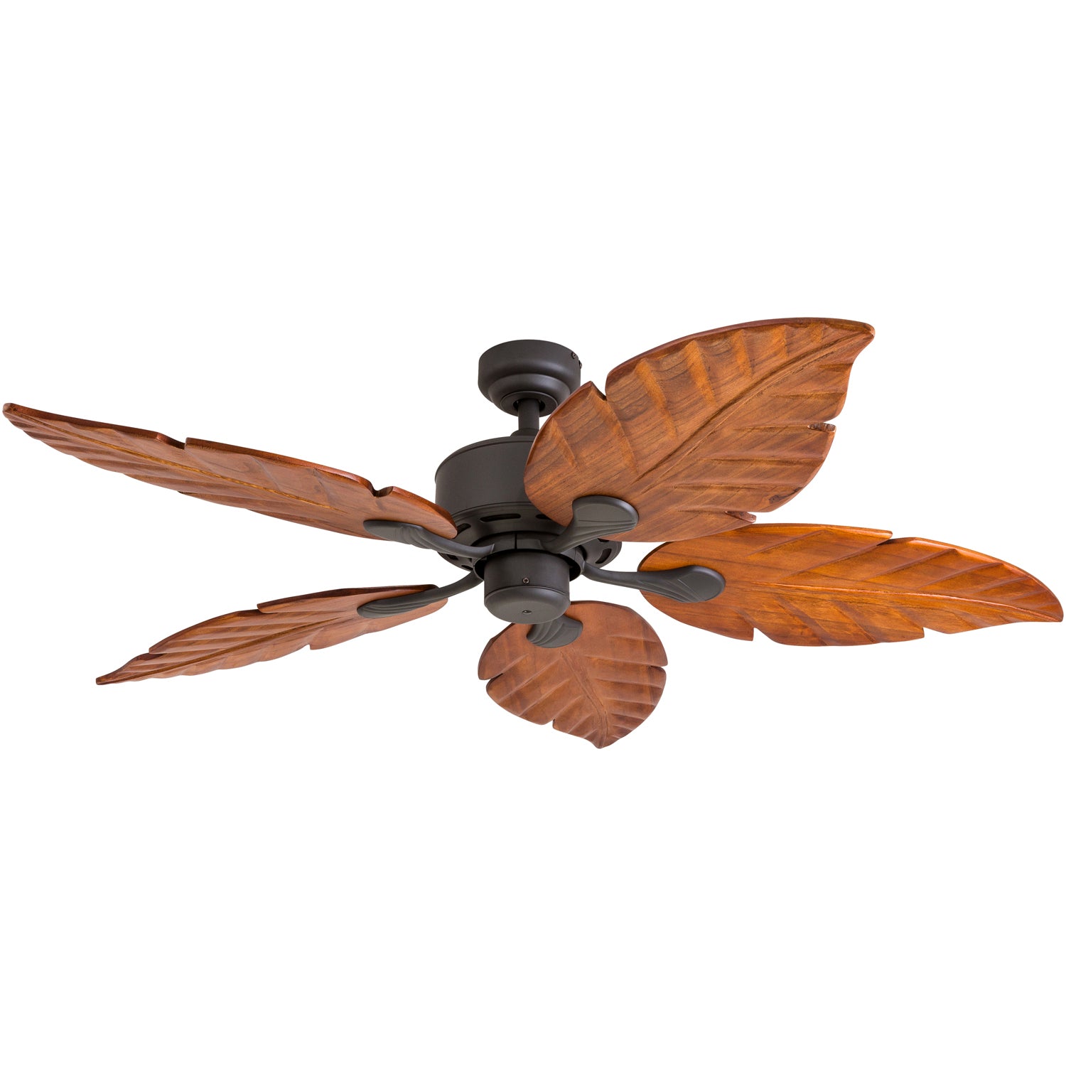 52 Inch Bronze Remote Control Ceiling Fan with Light - Modern Energy Efficient Indoor Cooling Fan for Living Room, Bedroom, and Office
